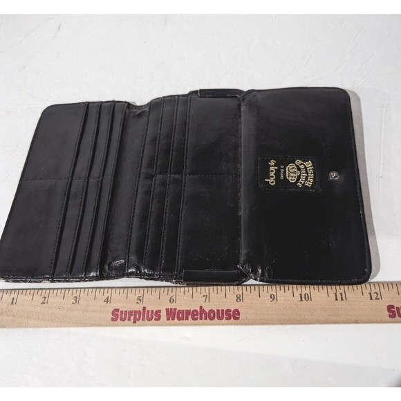 DISNEY COUTURE Minnie Mouse Black Wallet Organizer Kiss Lock by Loop Fun Gift - Picture 5 of 8